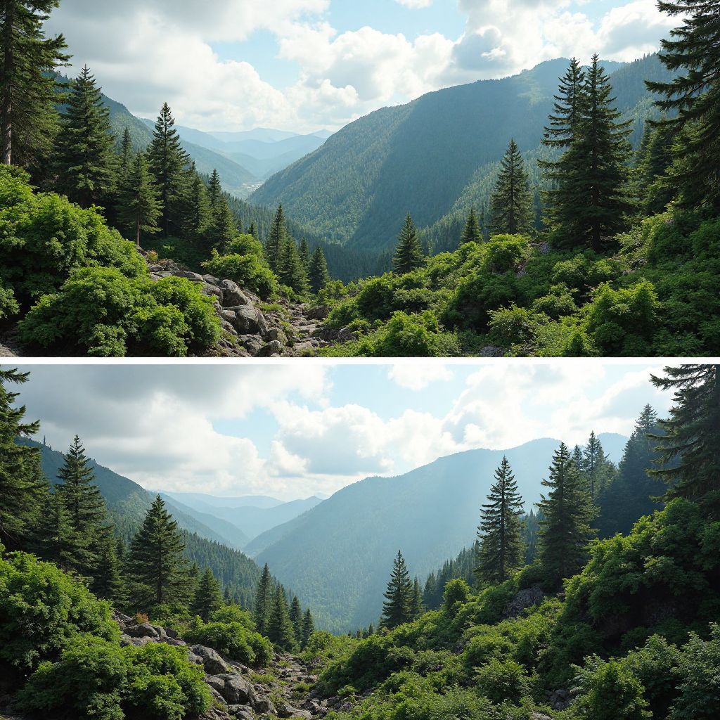 Forest restoration project in the Carpathian Mountains